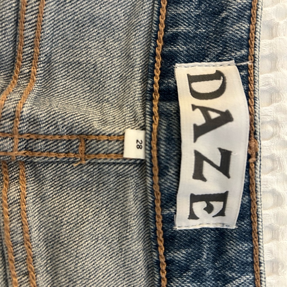 DAZE Malibu Denim Mini Skirt